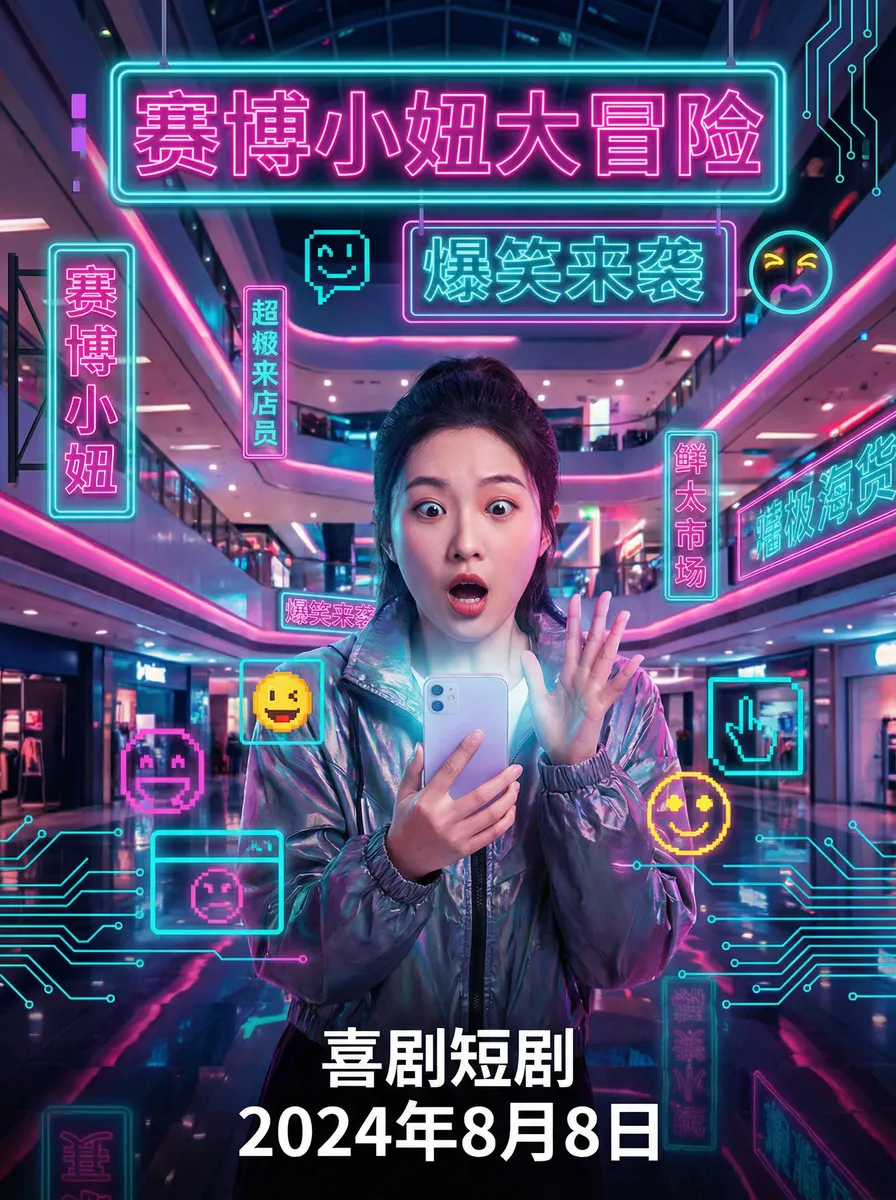 长歌行电视剧全集免费 搞笑喜剧短剧 - 赛博小妞大冒险海报